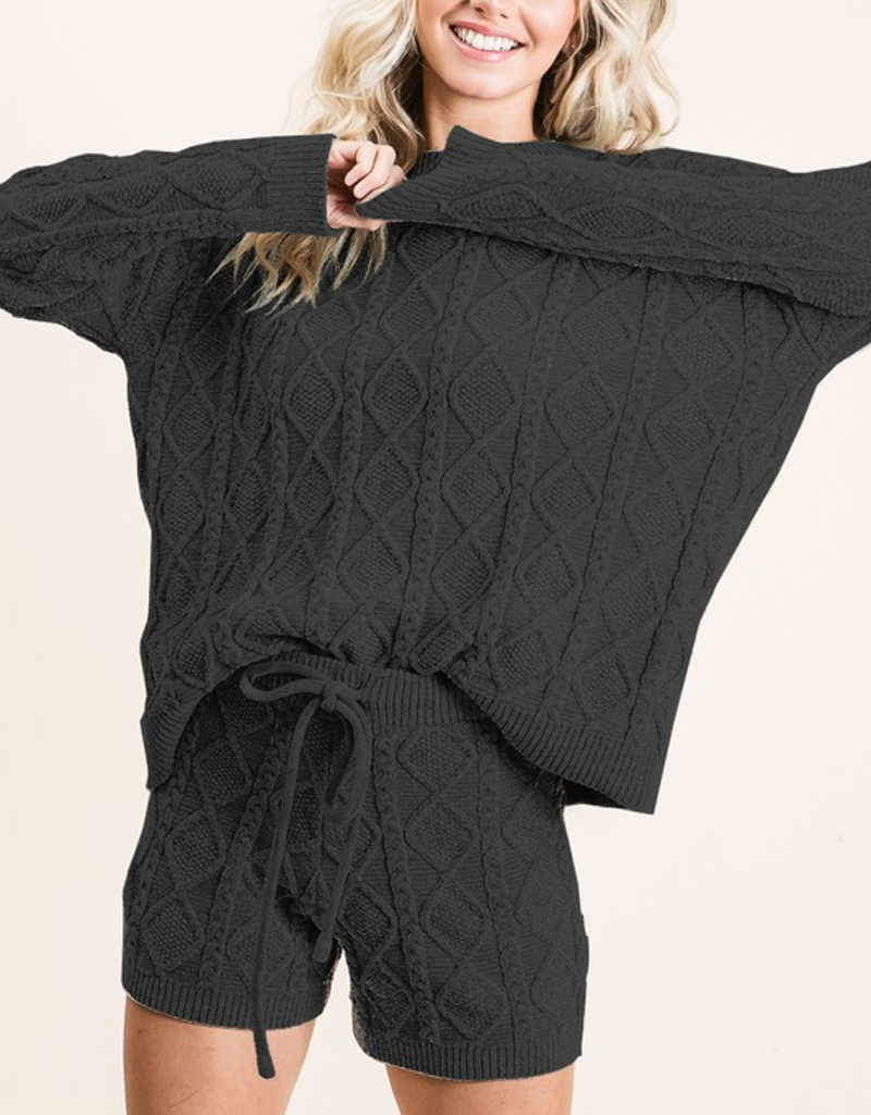 Soft Cozy Sweater Shorts