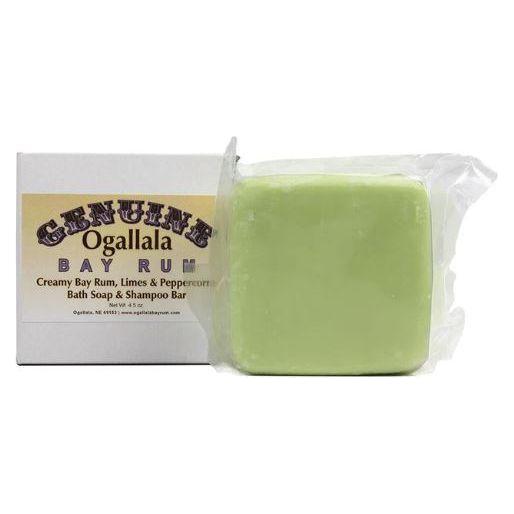 Ogallala Bay Rum, Limetten & Pfefferkörner Cremige Seifen- & Shampoobarren 127g