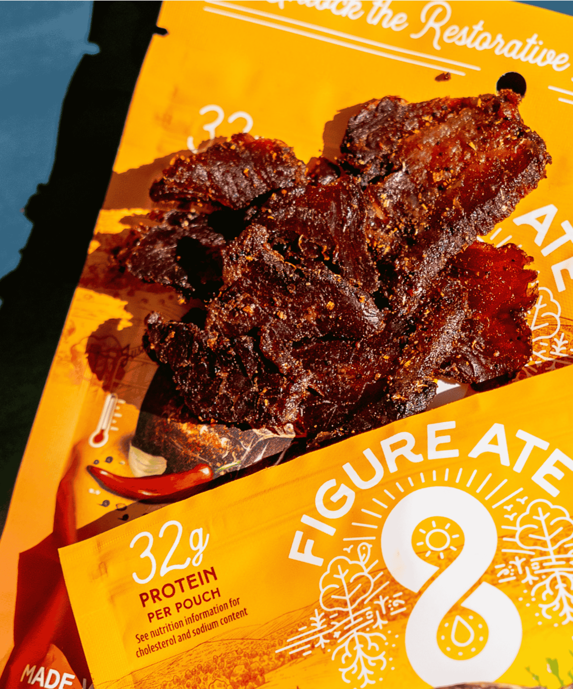 Spiced Grass Fed & Finished Beef Biltong