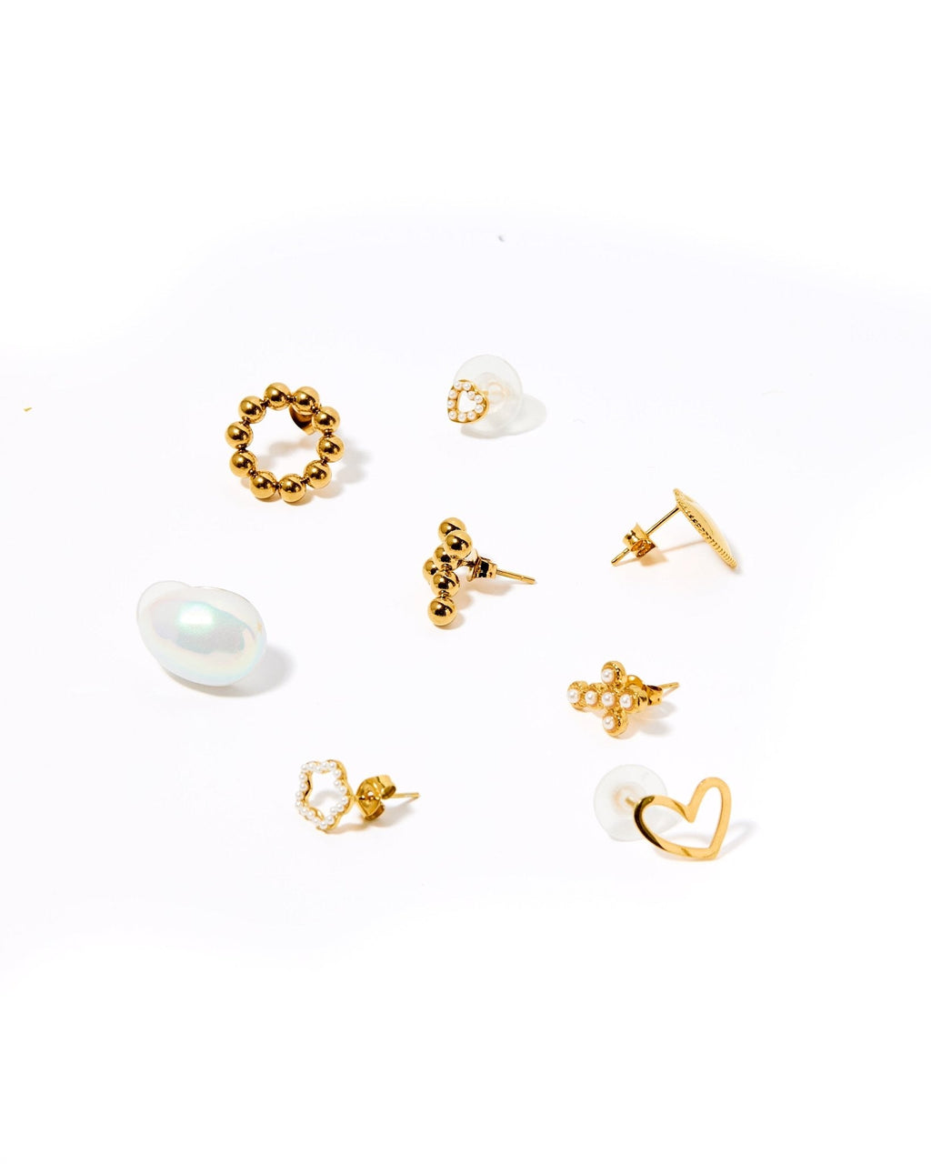Wyatt Small Square Stud Earrings