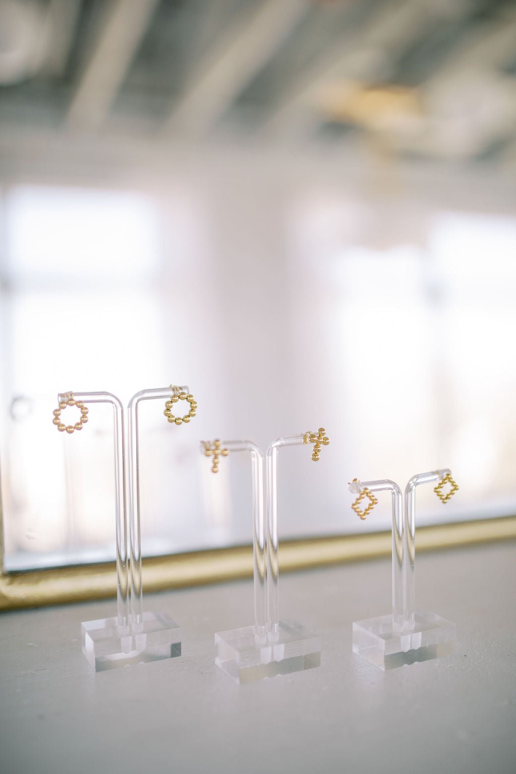 Wyatt Small Square Stud Earrings