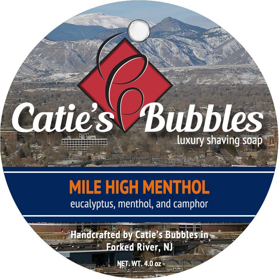 Catie's Bubbles Mile High Menthol Rasierseife 4 Oz