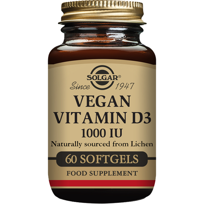 Solgar Veganes Vitamin D3 60 Weichkapseln – 5 Oz