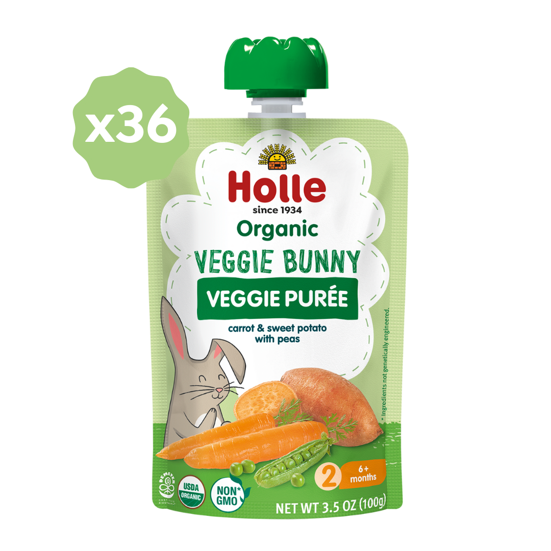 Holle Organic Veggie Bunny - Veggie Purée Pouches