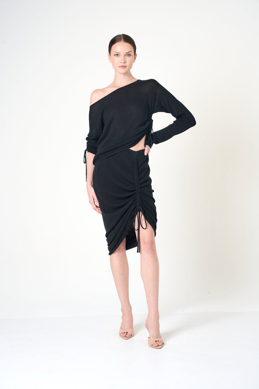 Long Sleeve Top in Black