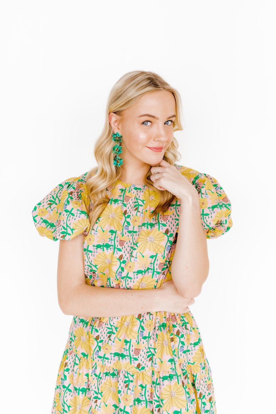 Zoey Statement Earrings - Bahama Mama